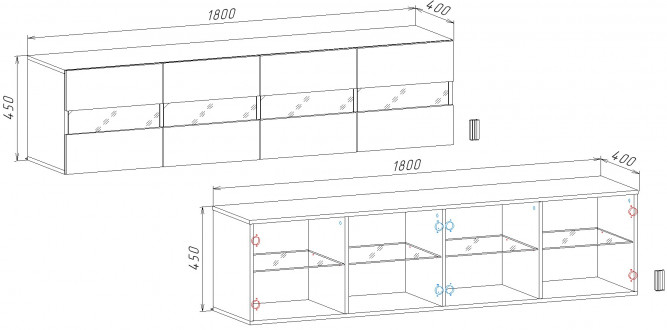 Тумба под тв Аталанта-2