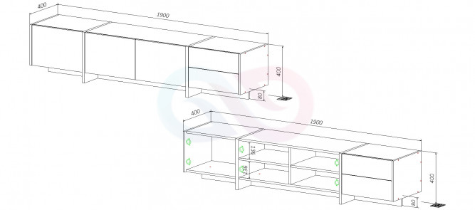 Тумба под тв Галакси