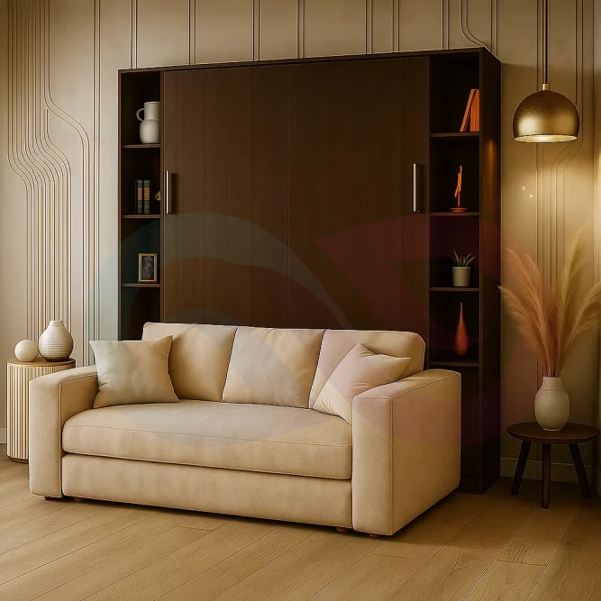 Шкаф-кровать трансформер с диваном Мэлми-2