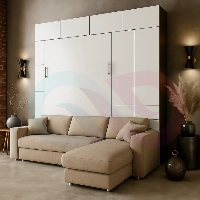 Шкаф-кровать с угловым диваном Форс