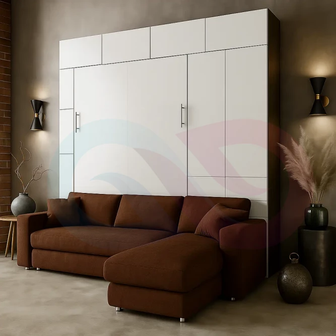 Шкаф-кровать с угловым диваном Форс