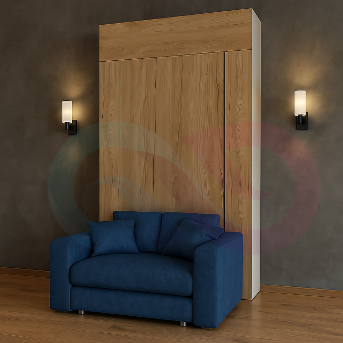 Шкаф-кровать трансформер с креслом Прайм