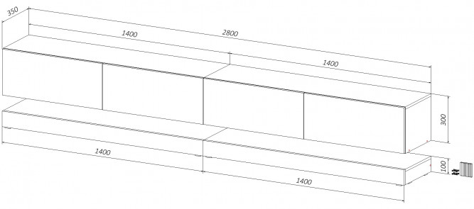 Тумба под тв Сэлми