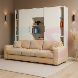 Шкаф-кровать трансформер с диваном Сиерра