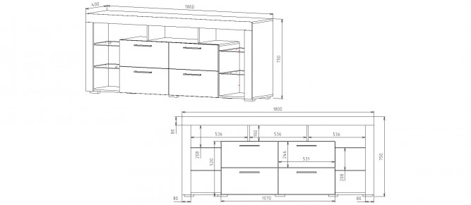 Тумба под тв Ланита