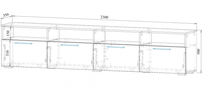 Тумба под тв Монако