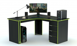 Угловой компьютерный стол Хьюго