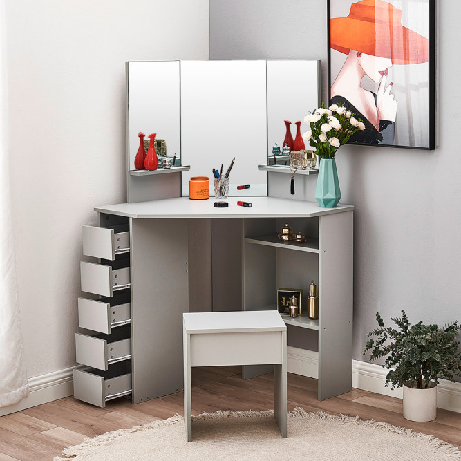 Угловой туалетный столик Элеганса