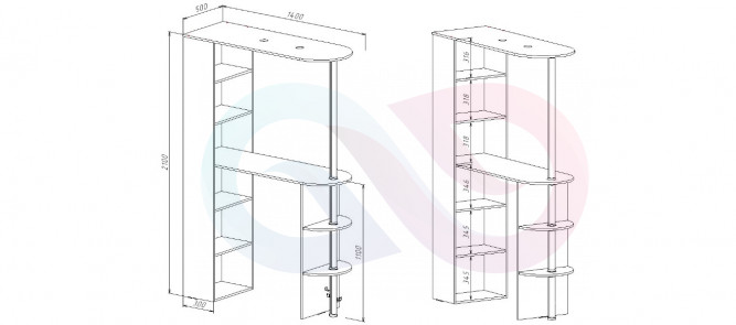 Барная стойка Омега