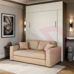 Шкаф-кровать трансформер с диваном Фора