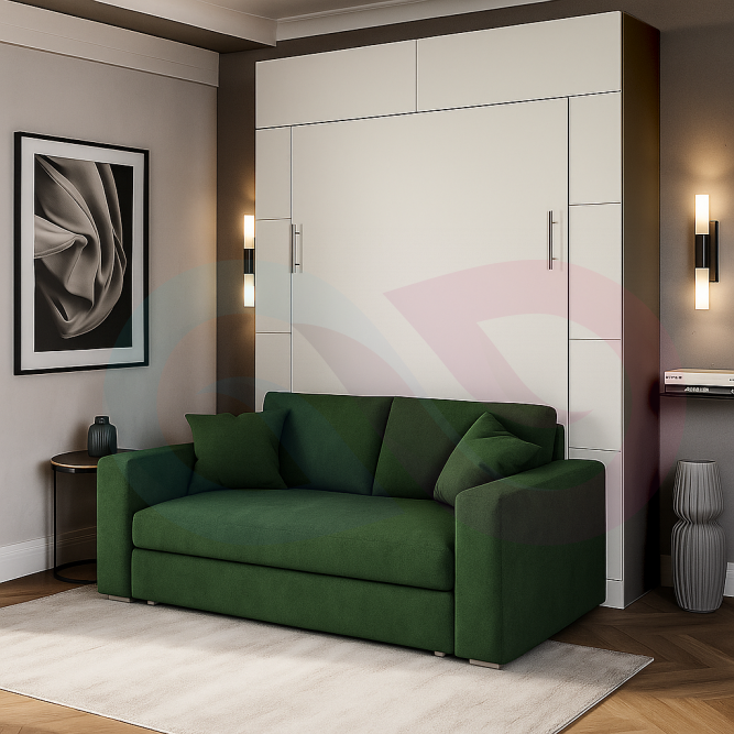 Шкаф-кровать трансформер с диваном Фора