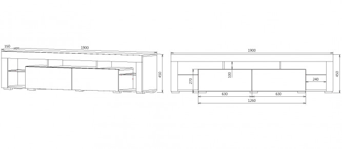 Тумба под тв Сантана