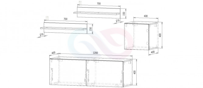 Тумба под тв Юнит