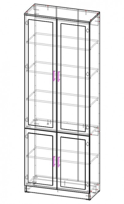 Шкаф книжный Алекс